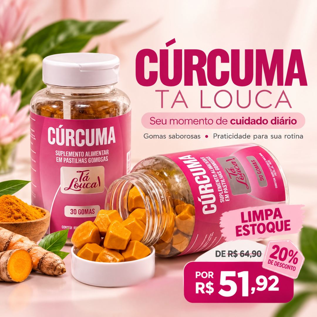 Sua Cúrcuma Ta Louca com um descontão especial!