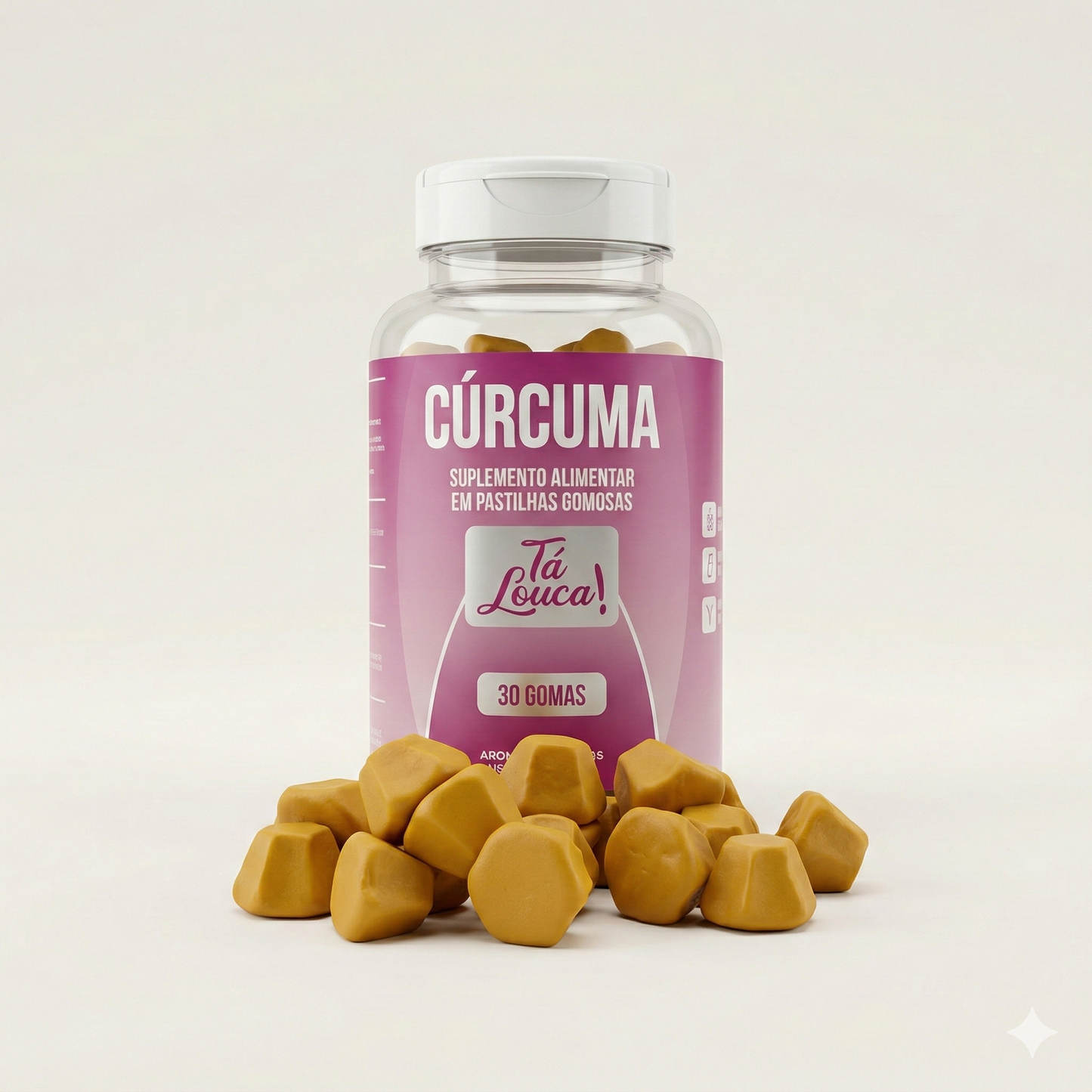 Cúrcuma – em Gomas | 30 gomas
