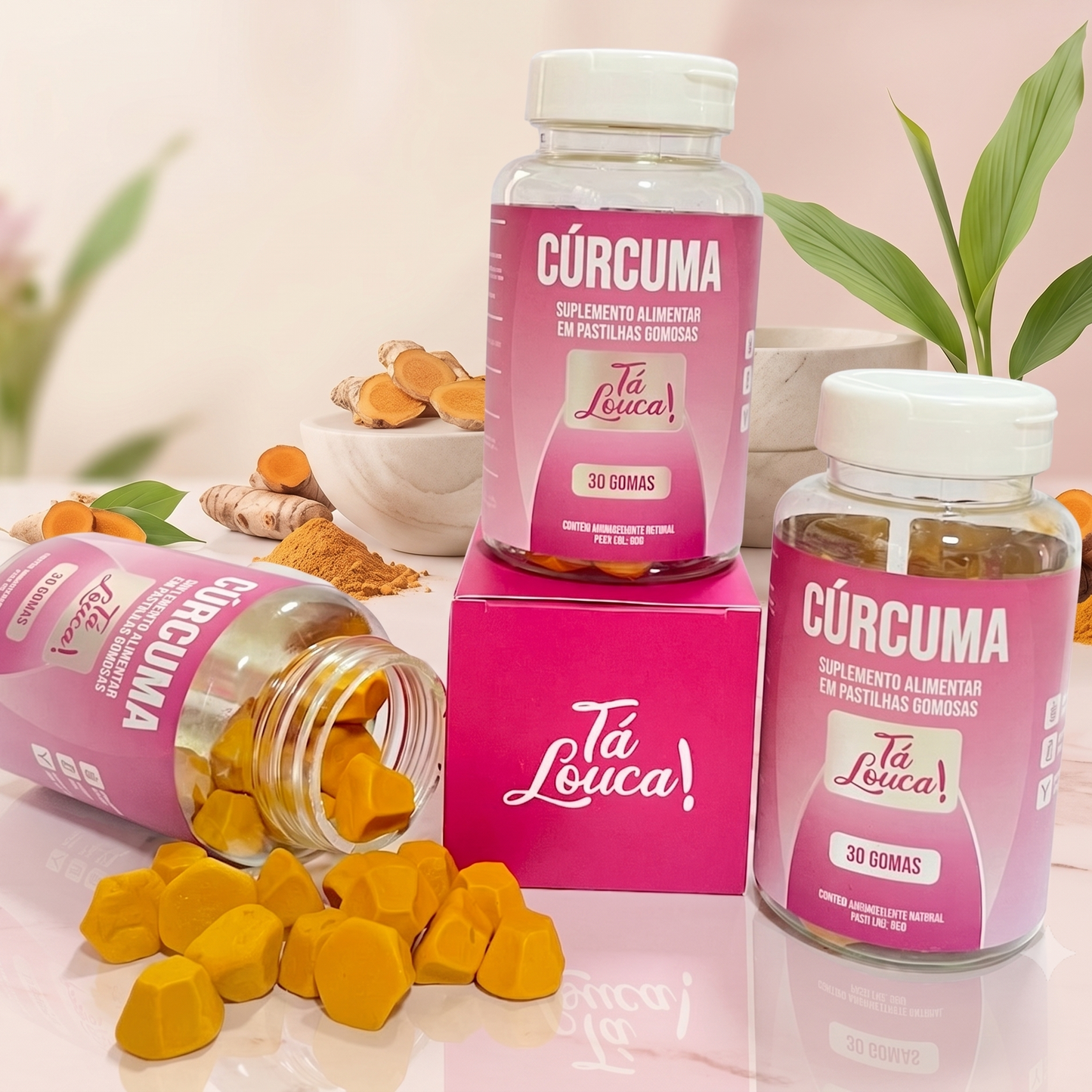 Cúrcuma – em Gomas | 30 gomas